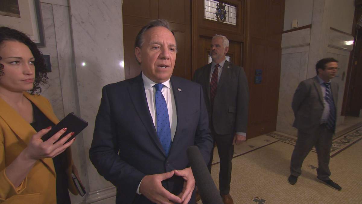Quebec Premier  François Legault told reporters he made compromises on the government's upcoming secularism bill. Wednesday, March 27, 2019.