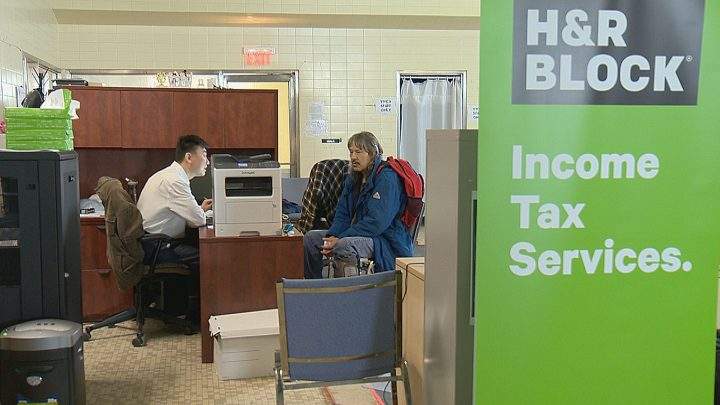 H&R Block and Carmichael Outreach are working together to offer those living under the poverty in Regina free tax filling. 