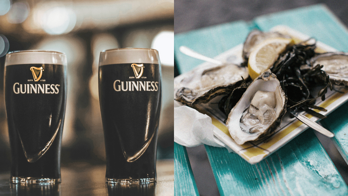 Guinness and oysters make a fine pair.