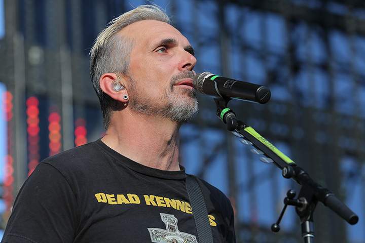 Art Alexakis of Everclear performs at Jack's 10th Show at Irvine Meadows Amphitheatre on June 20, 2015 in Irvine, Calif. 