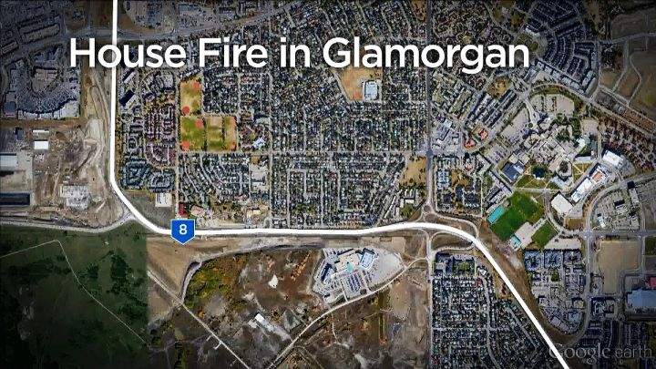 Calgary fire crews respond to a kitchen fire in the community of Glamorgan on Tuesday, March 5, 2019.  