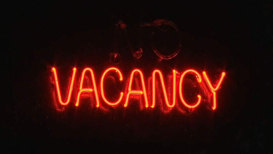 A vacancy sign.