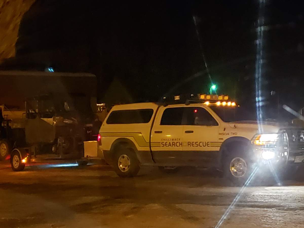 Five other search and rescue groups joined Hope Volunteer Search and Rescue in the search for the missing skier. 