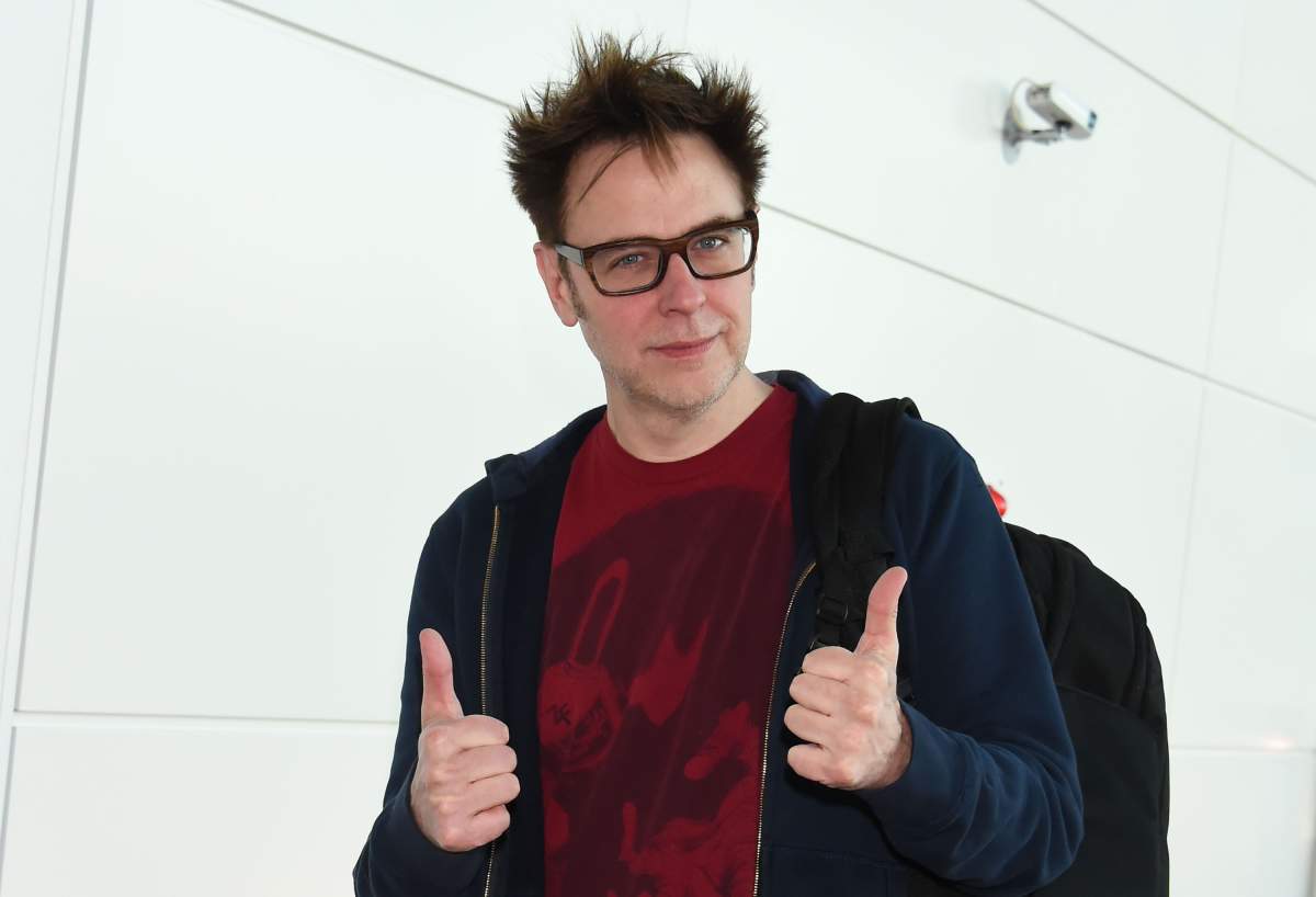 James Gunn is seen upon arrival at Haneda Airport on Dec. 18, 2017 in Tokyo, Japan.