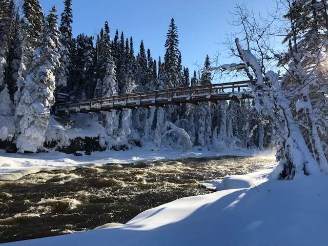 Pisew Falls, Manitoba.