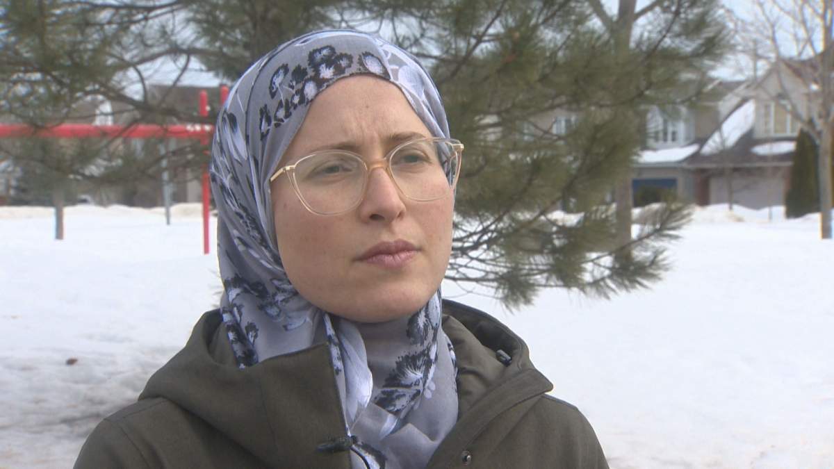 Canada's first special representative on Islamophobia, Amira Elghawaby, is seen in this image.
