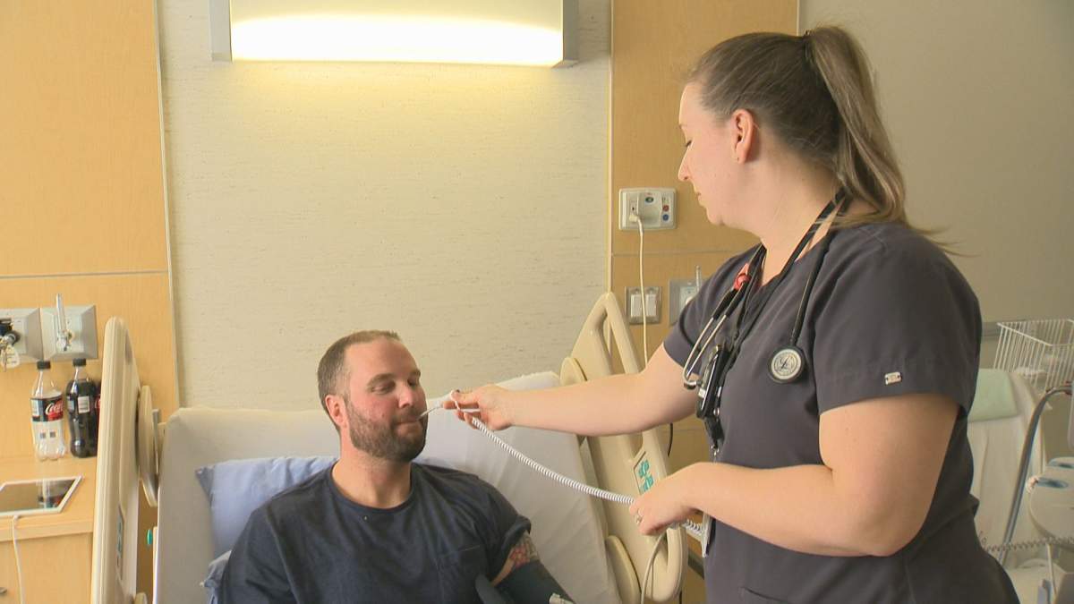 Matt Huff had to spend six days at the Kelowna hospital waiting for a bed to become available in the Lower Mainland so that he could have his ICD replaced