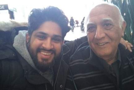 Ameen Ismail Noormohamed (right), who was killed during the Ethiopian Airlines crash on March 10, poses with his son Naheed.