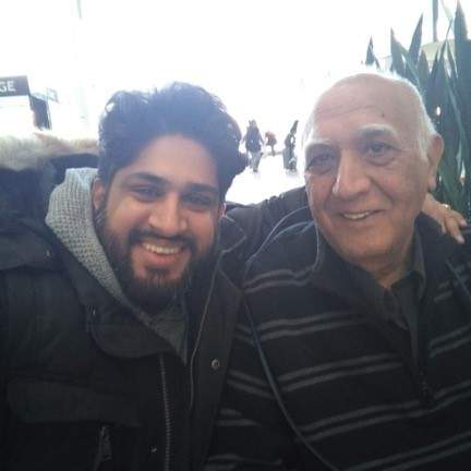 Ameen Ismail Noormohamed (right), who was killed during the Ethiopian Airlines crash on March 10, poses with his son Naheed.