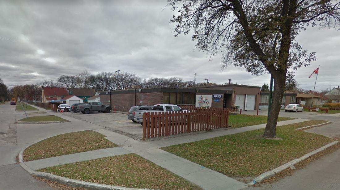 The suspect turned himself in at this police station.