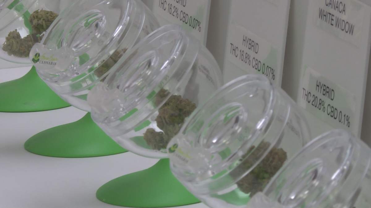 Products on display at Green Canoe Cannabis in Salmon Arm. Seven businesses are hoping Vernon city council approves of their proposals for cannabis stores in the city.