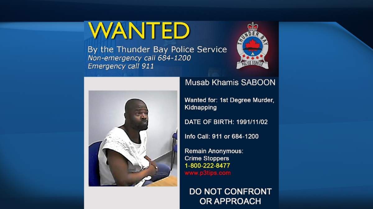 Thunder Bay police have put out a Canada-wide warrant for a 27-year-old Kitchener man in connection to a homicide investigation.