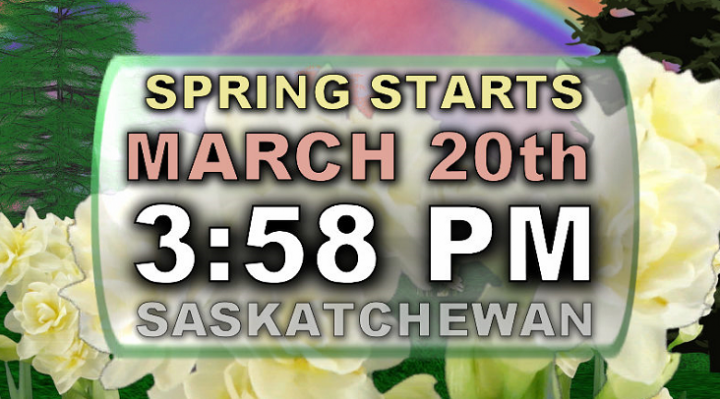 Spring begins at 3:58 p.m. CST on Wednesday, March 20, 2019.