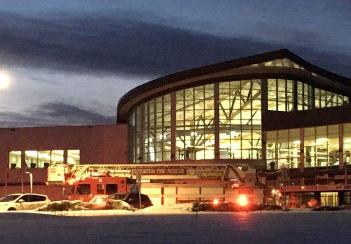 The Terwillegar Community Recreation Centre was evacuated on Thursday night because of an ammonia gas leak, according to a spokesperson for Edmonton Fire Rescue Services.