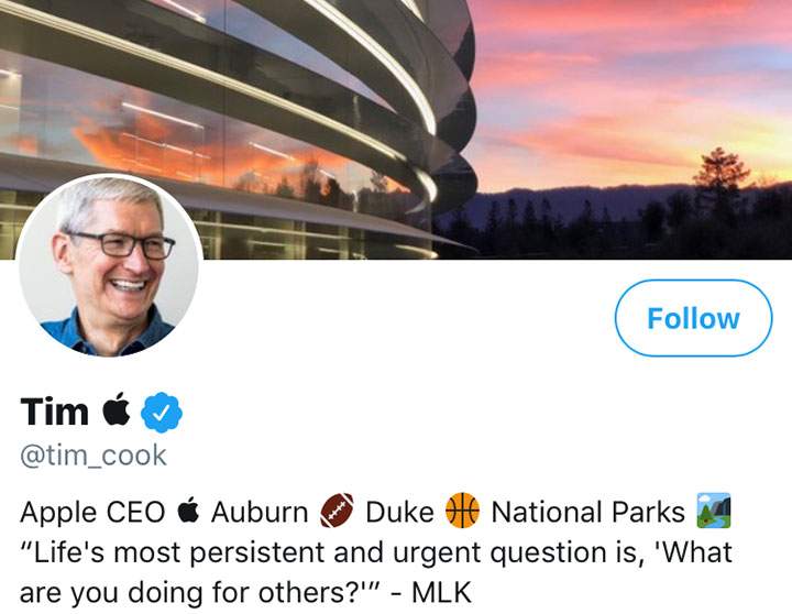 Tim Cook has officially changed his name to Tim Apple after U.S. President Donald Trump flubbed the Apple CEO’s name during a news conference on Wednesday.