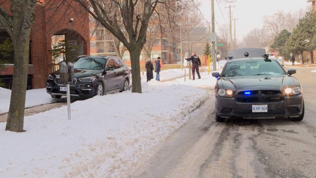 A pedestrian was struck in Kingston after police say a driver accidentally slammed on the gas pedal rather than the brakes. 