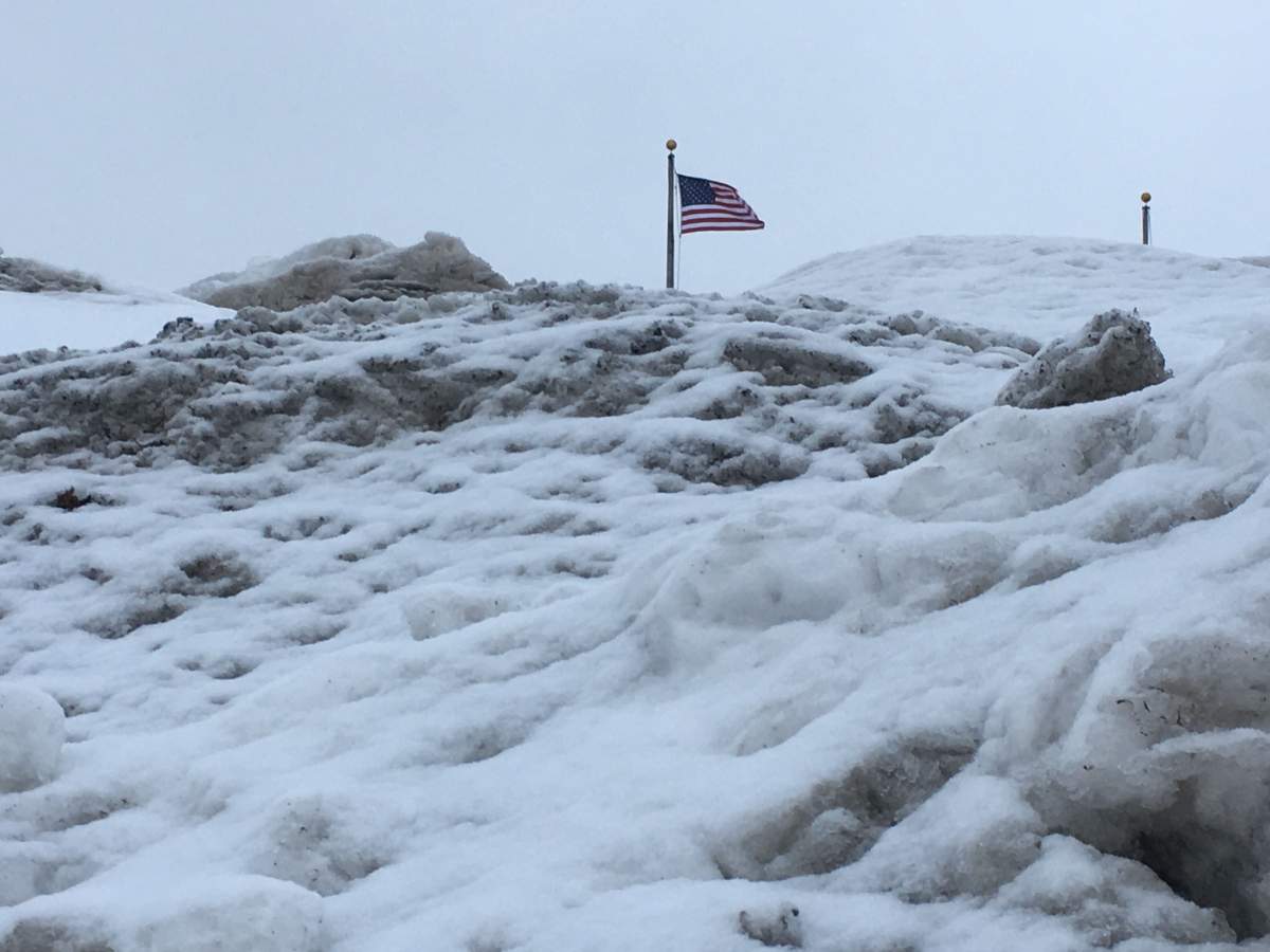 The after effects of two Colorado Lows in the span of a week are easy to see in Fargo, N.D. 
