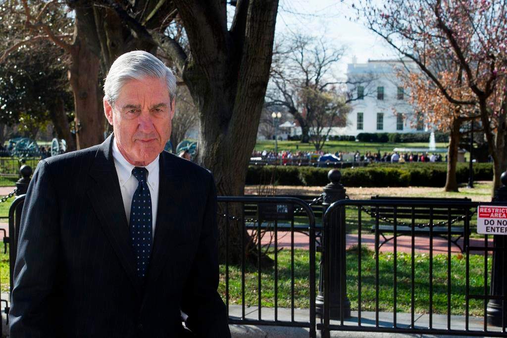 In this March 24, 2019 photo, Special Counsel Robert Mueller walks past the White House, after attending St. John’s Episcopal Church for morning services, in Washington. (AP Photo/Cliff Owen)