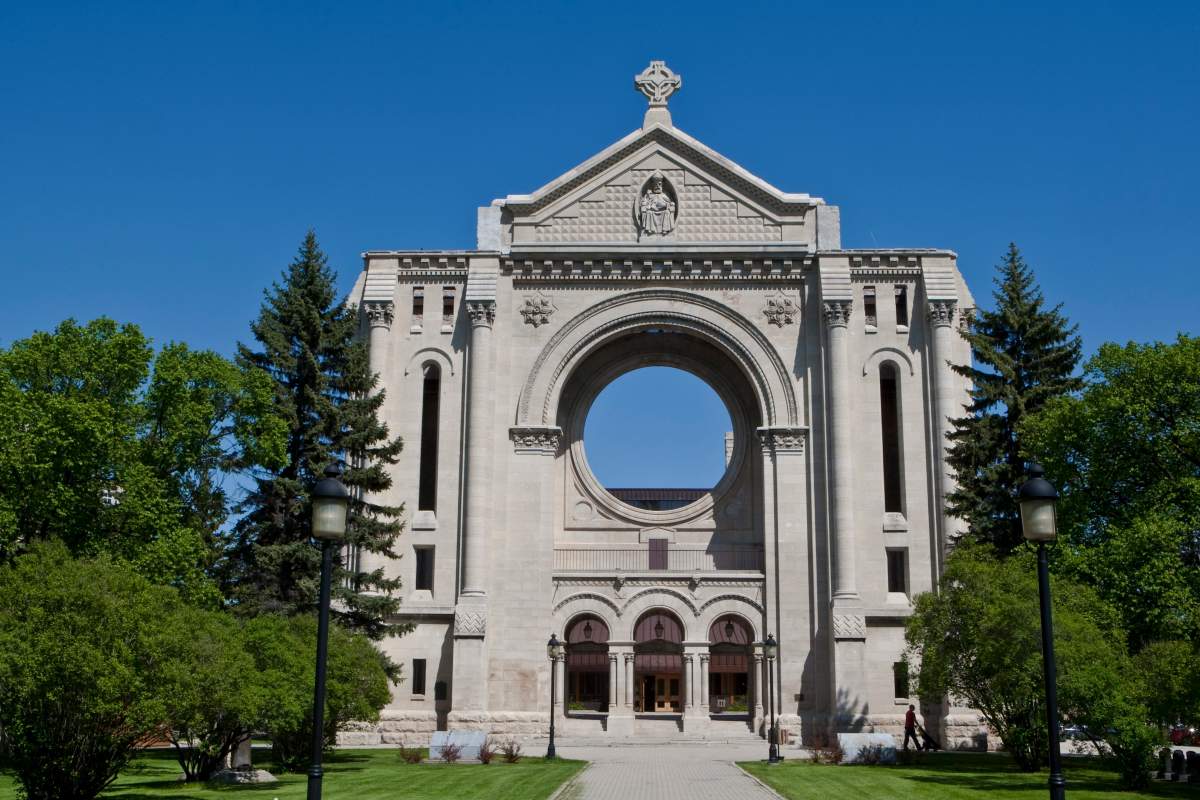 Ruins of the Cathedrale de Saint Boniface Cathedral are pictured in Winnipeg Thursday May 26, 2011. Saint Boniface Cathedral is an important architectural feature of Saint Boniface, Manitoba, Canada, especially in the eyes of the Franco-Manitoban community.