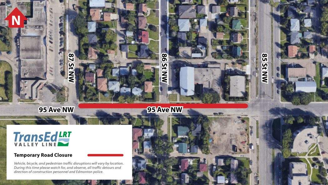 Road closure in Strathearn on April 2, 2019, via TransEd.