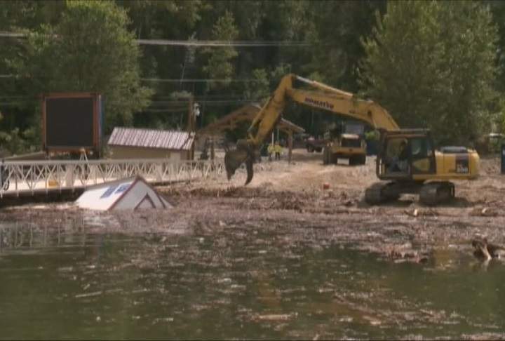 The houseboat company said it was forced to close for three weeks during peak houseboating season in 2012 because of flood damage.