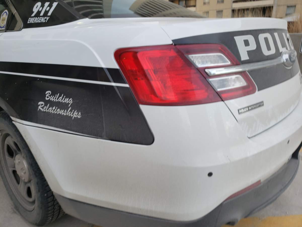 A Winnipeg police vehicle.