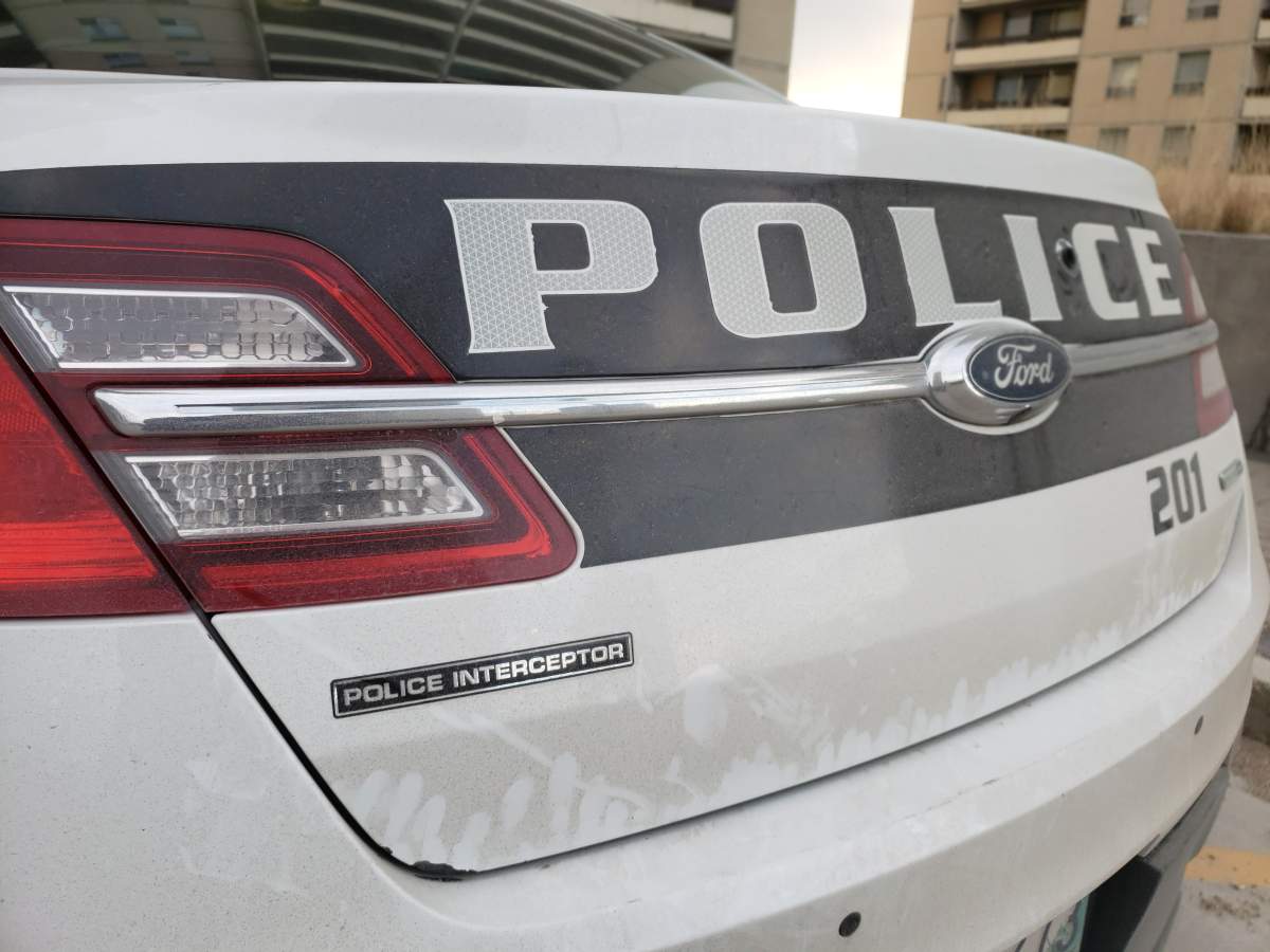 A Winnipeg police vehicle.