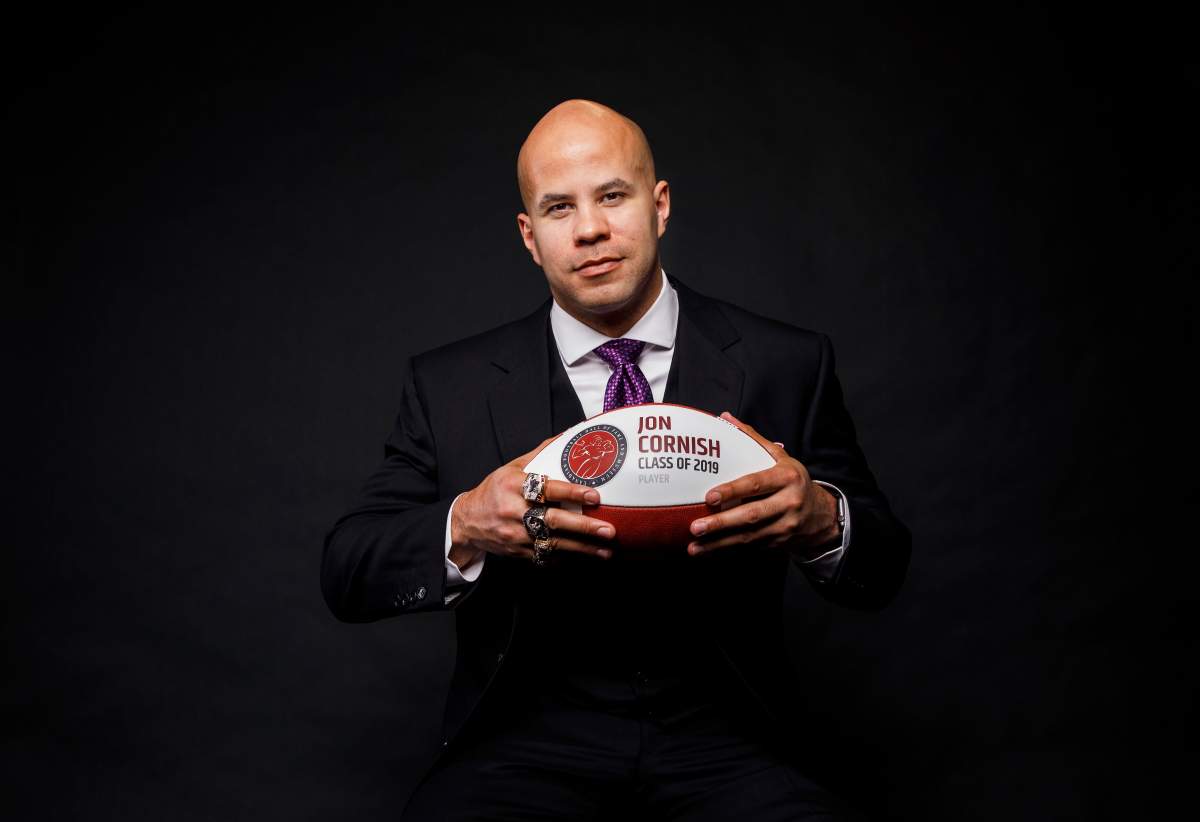 2019 Canadian Football Hall of Fame inductee Jon Cornish