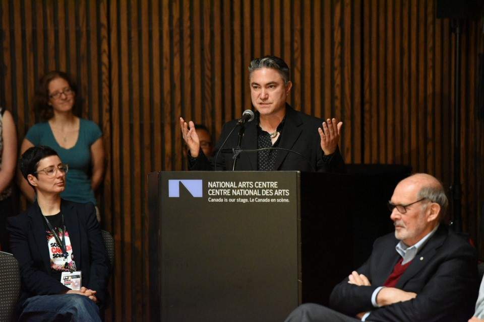 Playwright Kevin Loring is shown in this undated handout photo. The inaugural season of the National Arts Centre's Indigenous Theatre will go forward in a "greatly diminished capacity" this year after $3.5 million of requested federal funding was denied. Award-winning playwright Kevin Loring, the first-ever artistic director of the NAC's Indigenous program, issued a letter on Facebook lamenting a lack of support from Canadian Heritage in the 2019 federal budget.