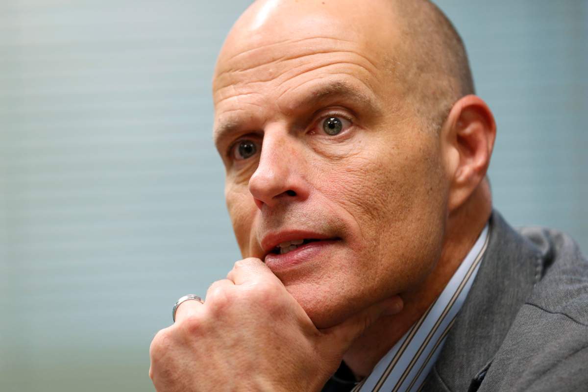 FILE In this Nov. 9, 2018 file photo, acting ICE director Ron Vitiello speaks during an interview in Richmond, Va.