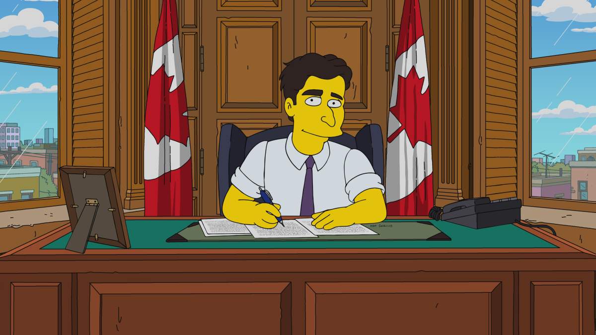Prime Minister Justin Trudeau will be portrayed in Sunday’s Canadian-themed episode of The Simpsons, which is titled ‘D’Oh Canada.’