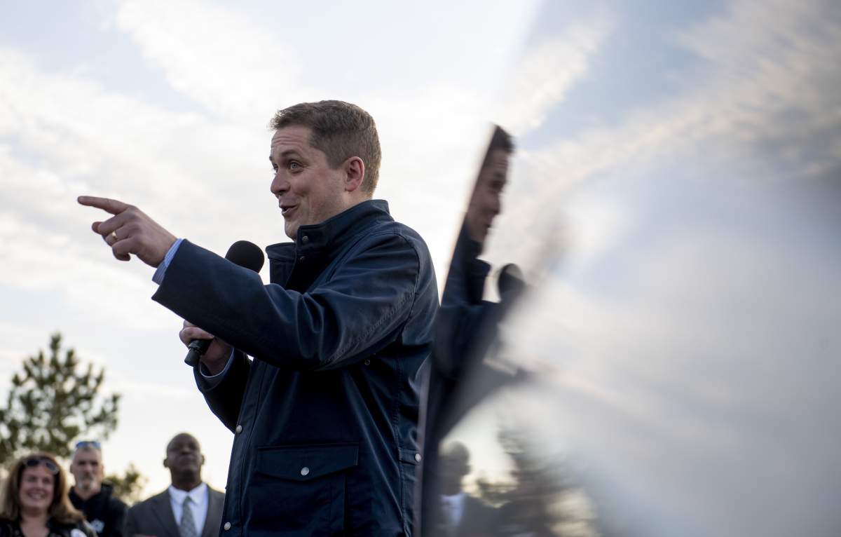 Conservative leader Andrew Scheer.