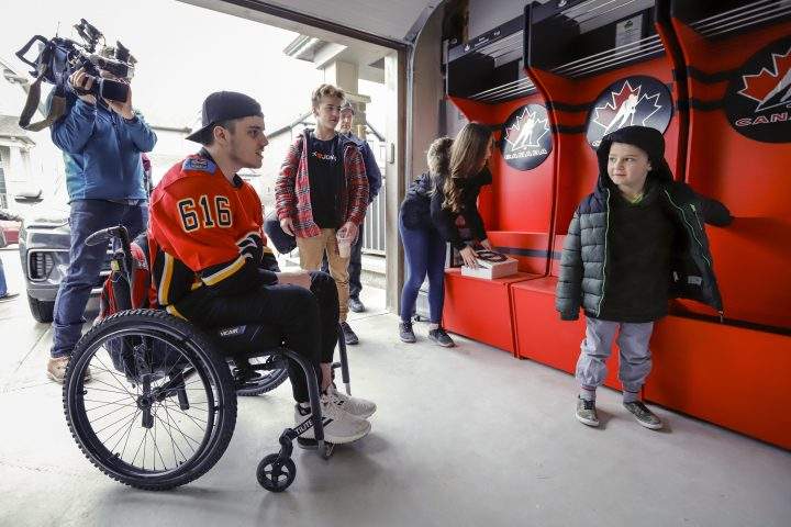 After more than a year since Humboldt Broncos player Ryan Straschnitzki was injured, he is finally returning home to Airdrie, Alta., Saturday, April 27, 2019.