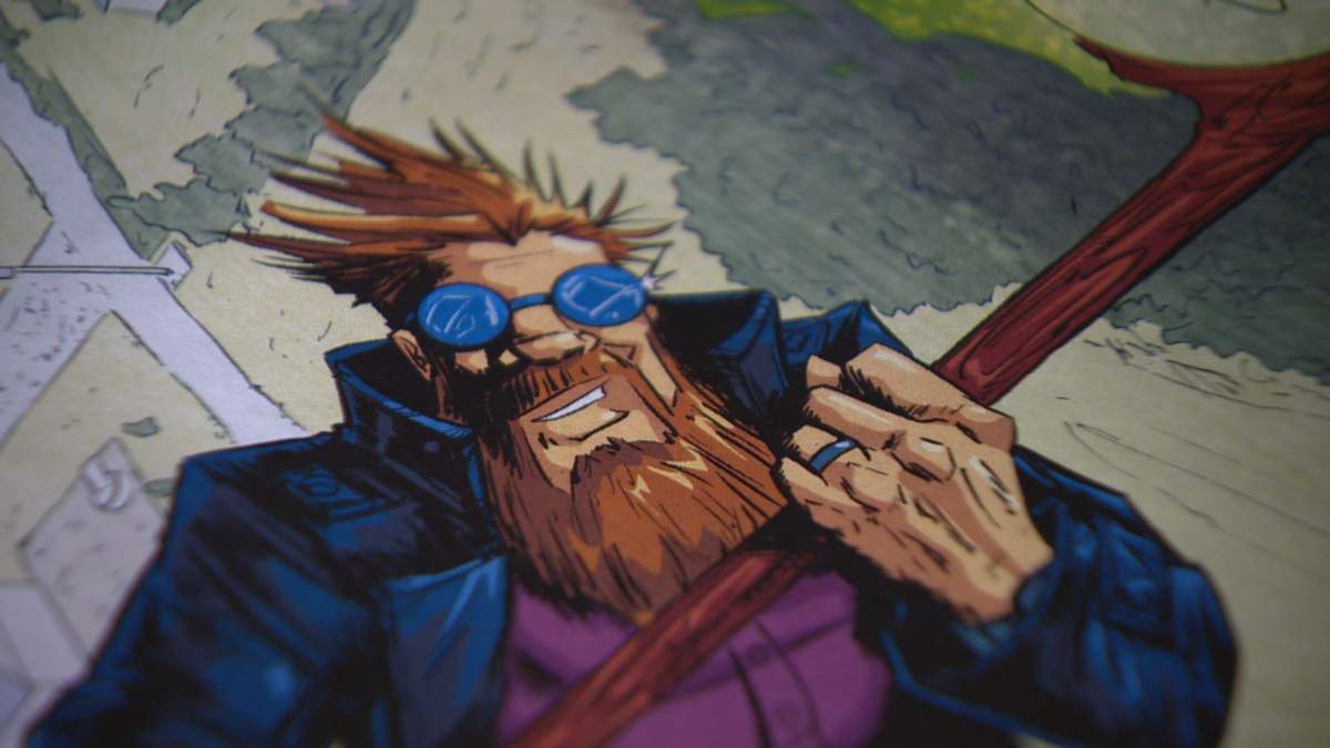 Auroraman’s adventures bring him around Saskatchewan in Jeff Burton’s comic book series.