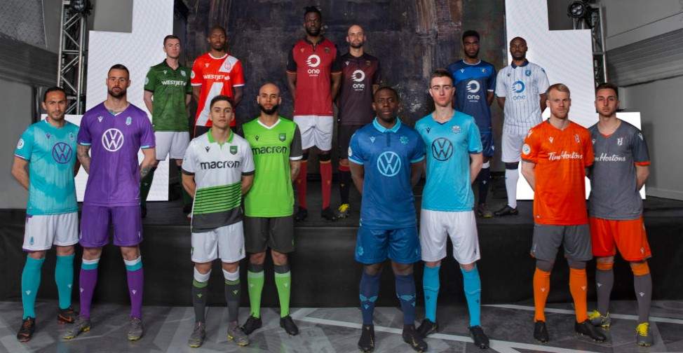 The Canadian Premier League has unveiled the uniforms of all seven teams in advance of its inaugural season.