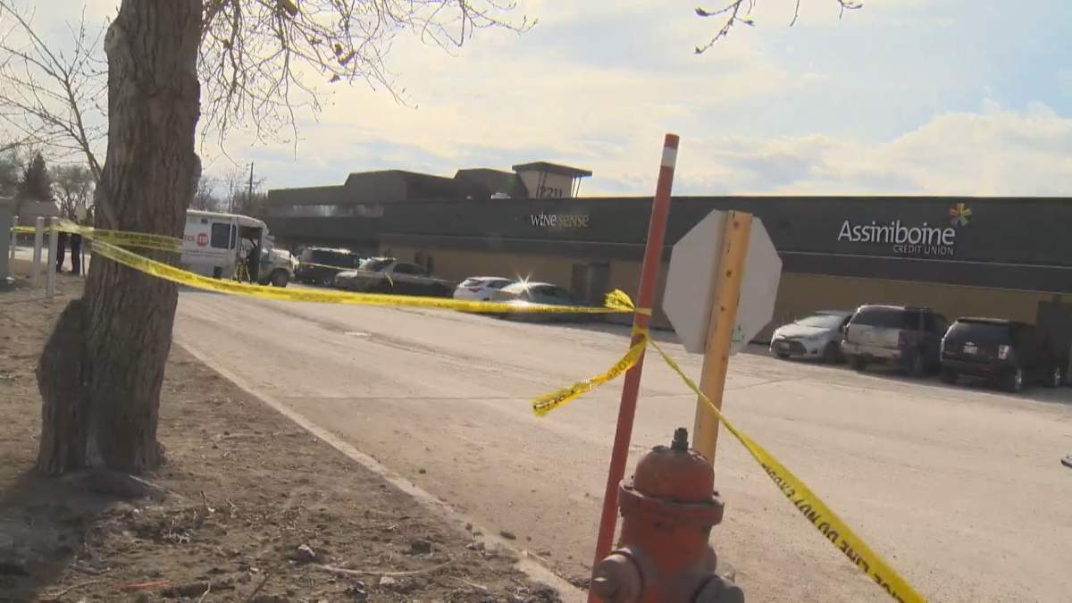 The crash scene at Garden City Monday.
