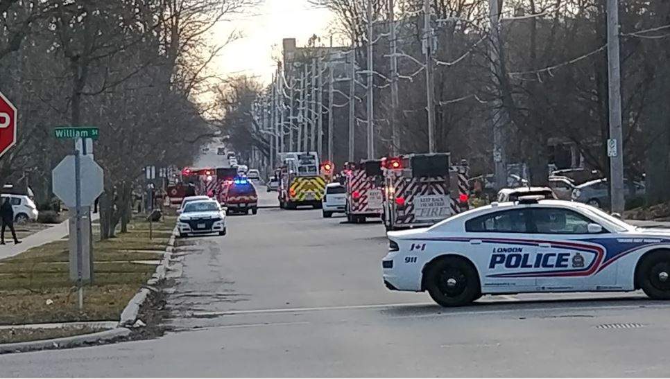The London Fire Department says damage was significant after a blaze at a home on Grosvenor Street Wednesday evening.