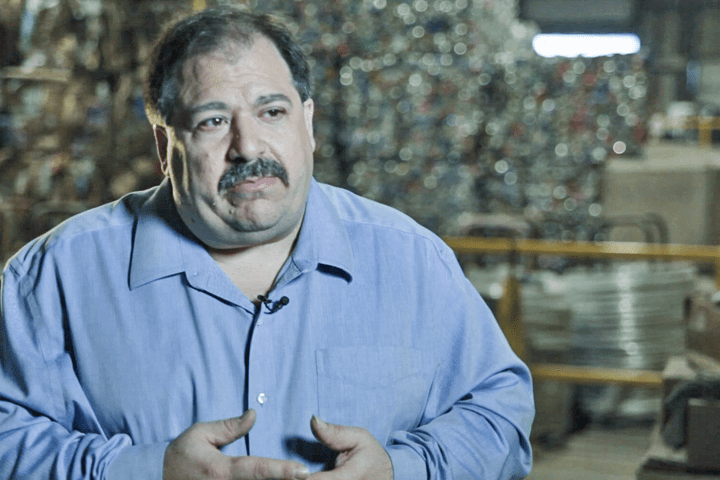 Francis Veilleux, president of Bluewater Recycling Association