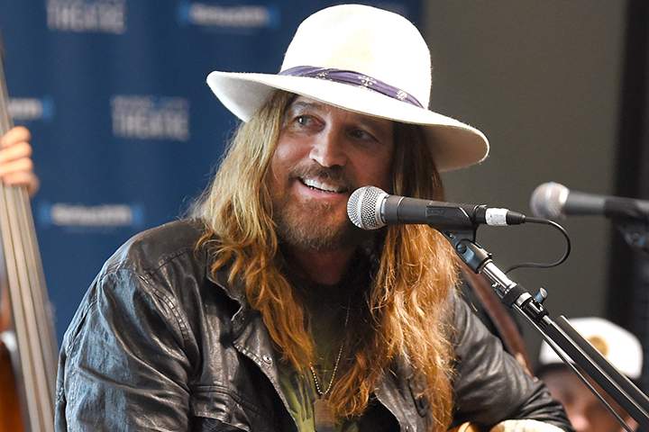 Billy Ray Cyrus performs at SiriusXM Studios on Oct. 11, 2018, in Nashville, Tenn.