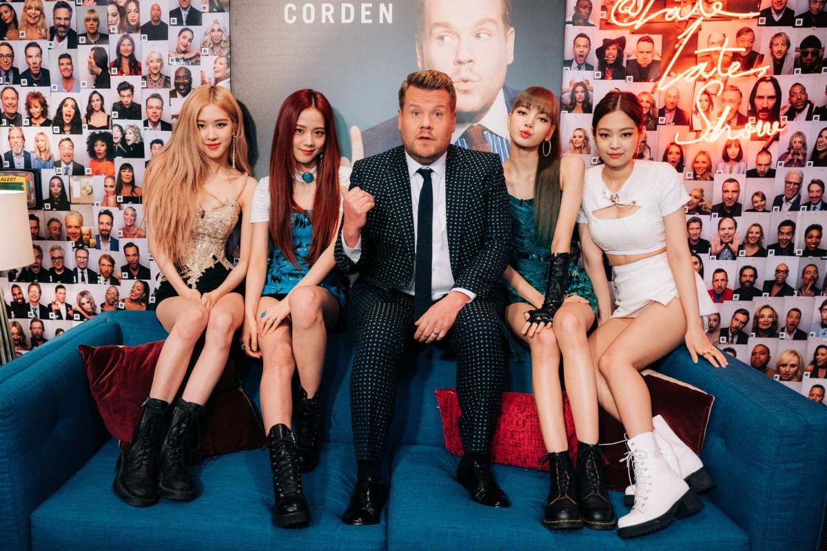 ‘The Late Late Show with James Corden’ airing April 18, 2019, with guests Lake Bell, Andrew Garfield, and musical guest Blackpink.