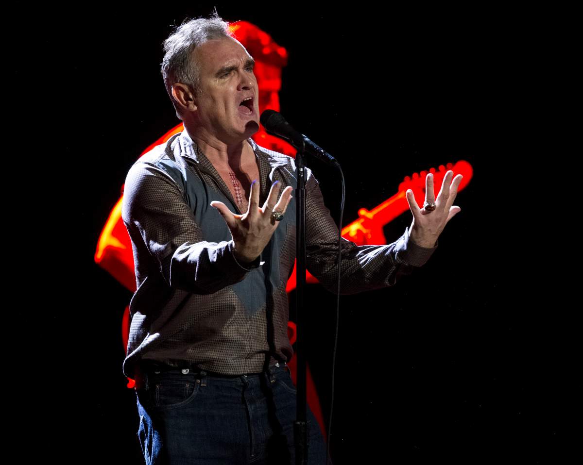 Morrissey performs in concert at the Citi Wang Theatre on Friday, Oct. 5, 2012.