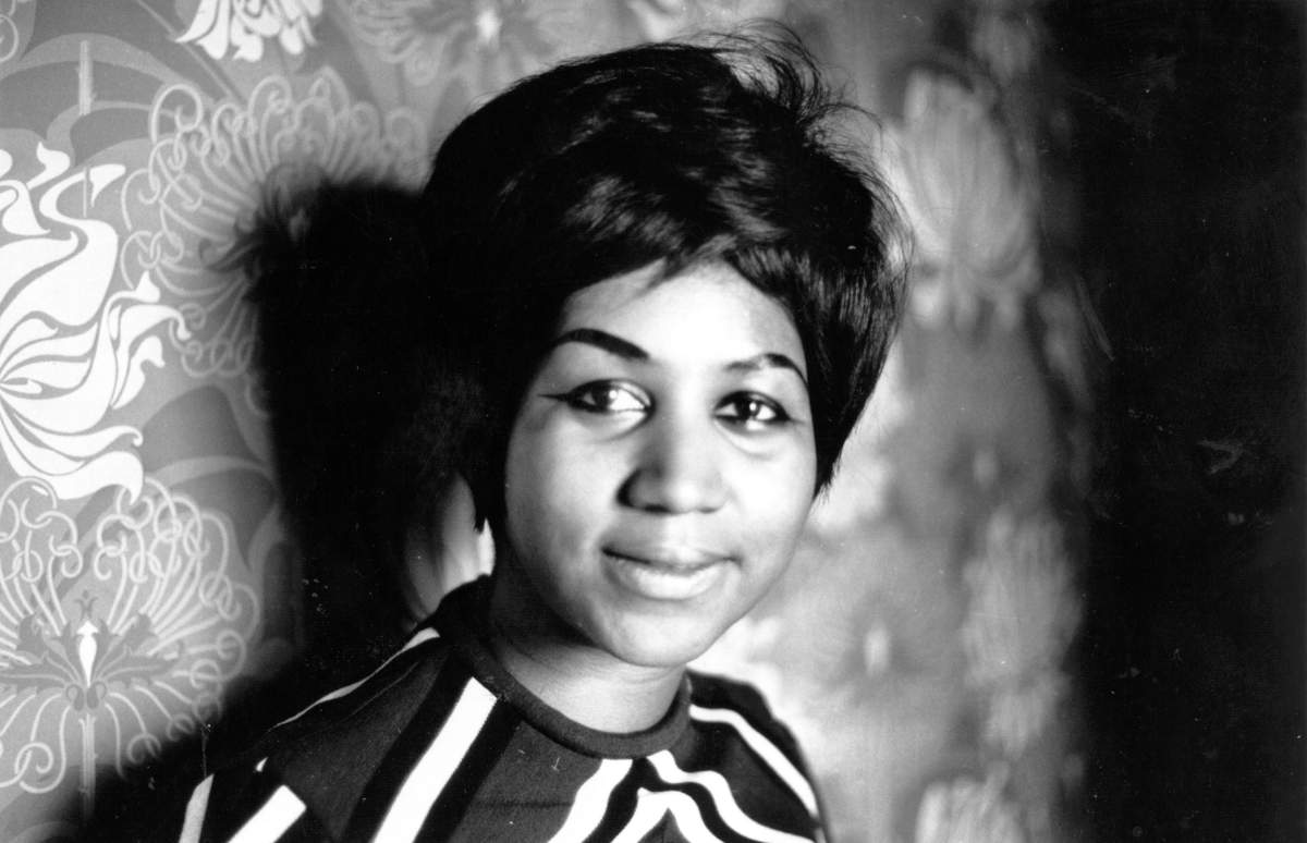 Aretha Franklin, a star on the Atlantic record label.