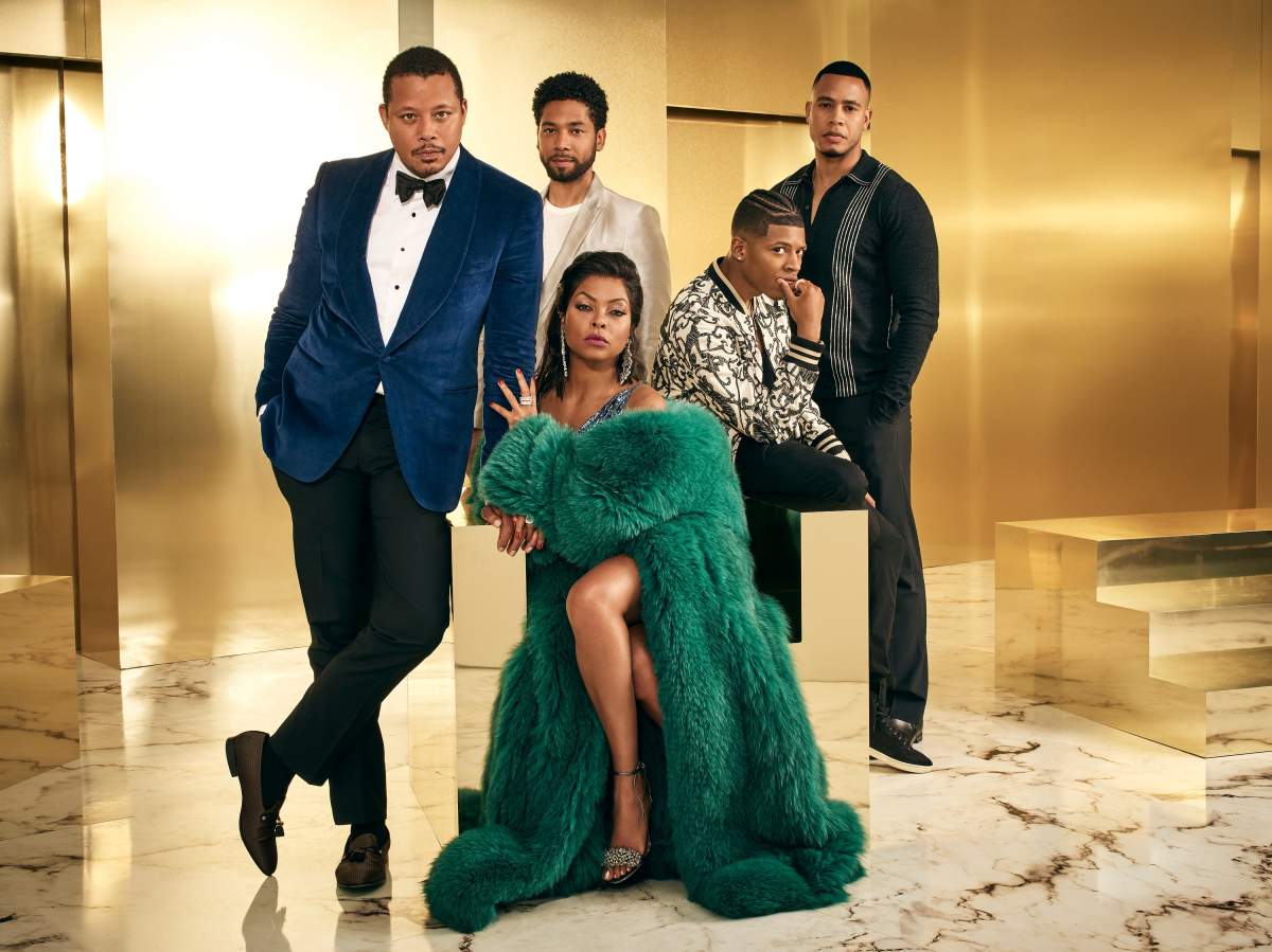Pictured L-R: Terrence Howard, Jussie Smollett, Bryshere Gray, Trai Byers and Taraji P. Henson on Season 4 of 'Empire.'.