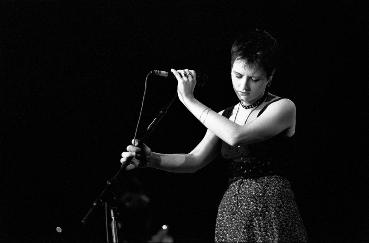 Dolores O’Riordan performing with The Cranberries at the Manhattan Center in New York City on Nov. 11, 1993.