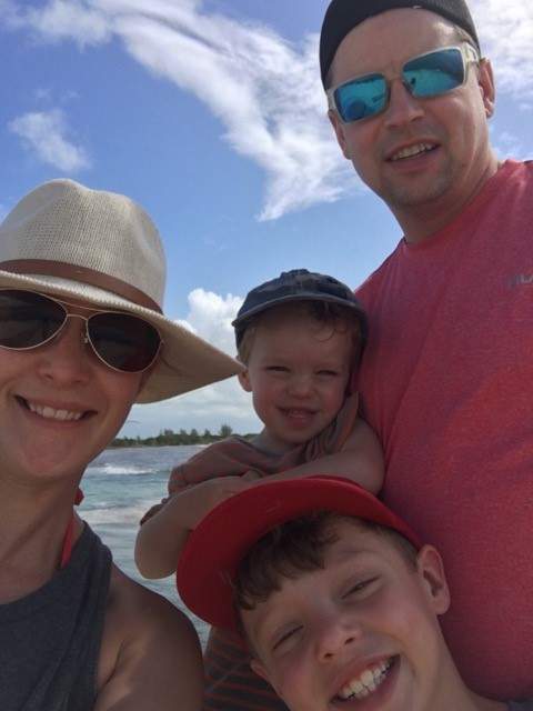 Heather McCormick and her family.