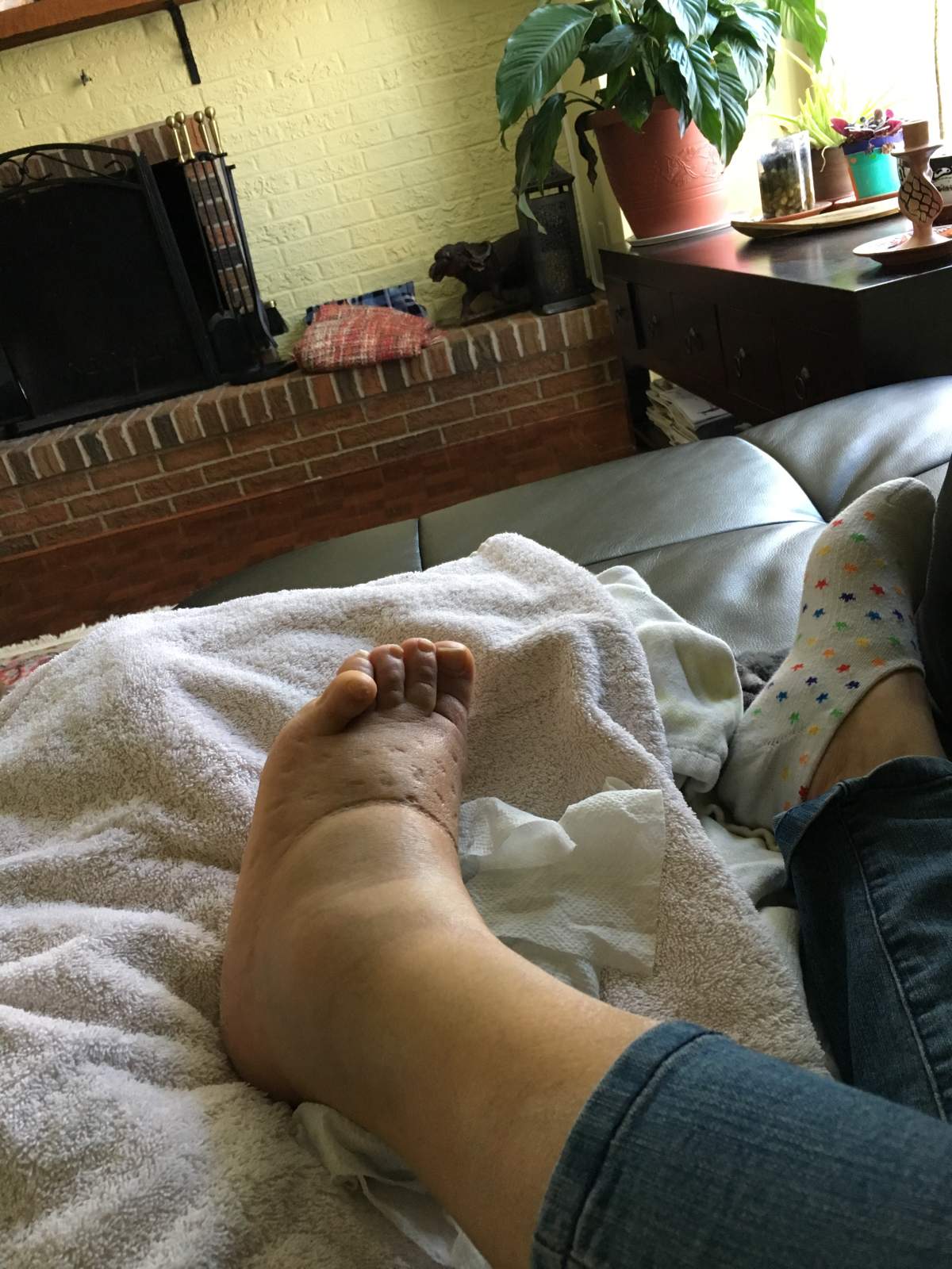 Nabila Oubouchou’s fractured ankle.