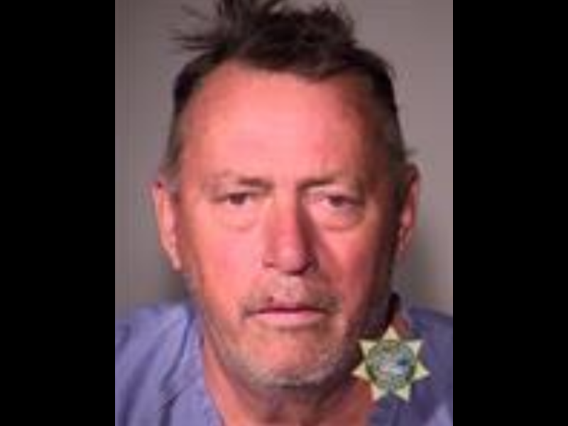 John Paul Stirling, seen in a mugshot taken after his arrest in Oregon on Tuesday, April 9. Photo courtesy of the U.S. District Attorney’s Office in Oregon.