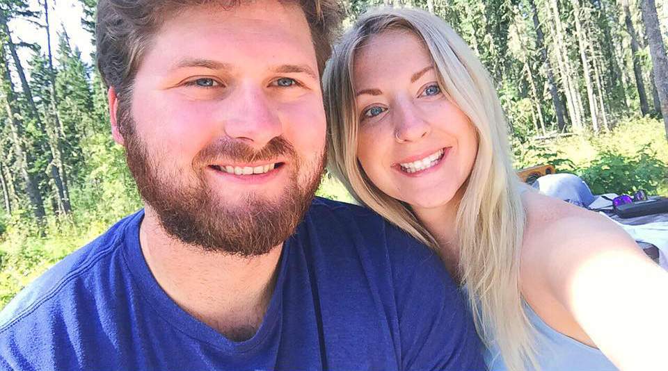 Jordan Darchuk and his partner, Jerrica Kress.