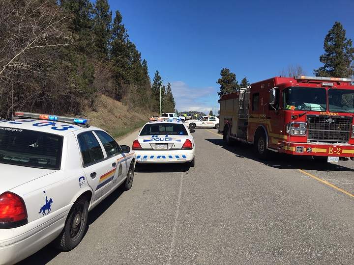 Emergency crews were called to the scene of the accident.