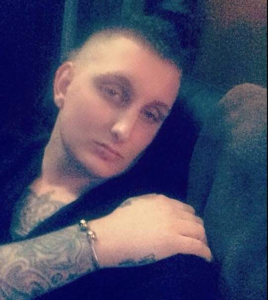 Kurtis Sanderson faces several charges in connection to an armed robbery in Kelowna on Sunday morning. 